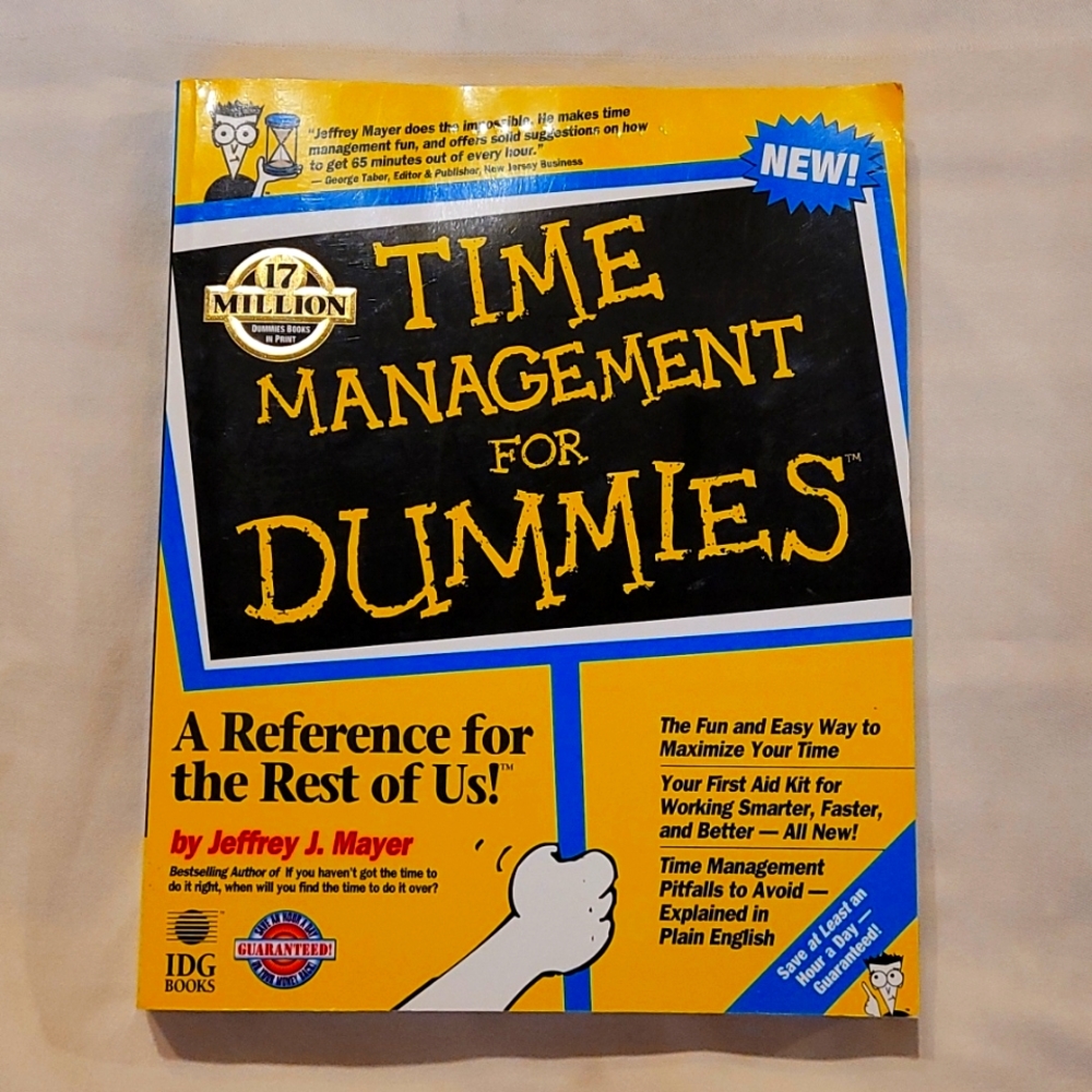 Time Management for Dummies Book